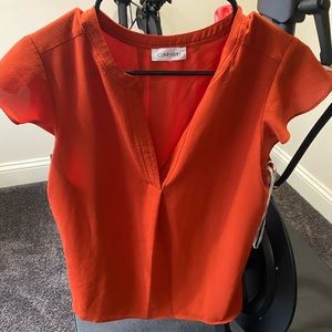 Calvin Klein top orange